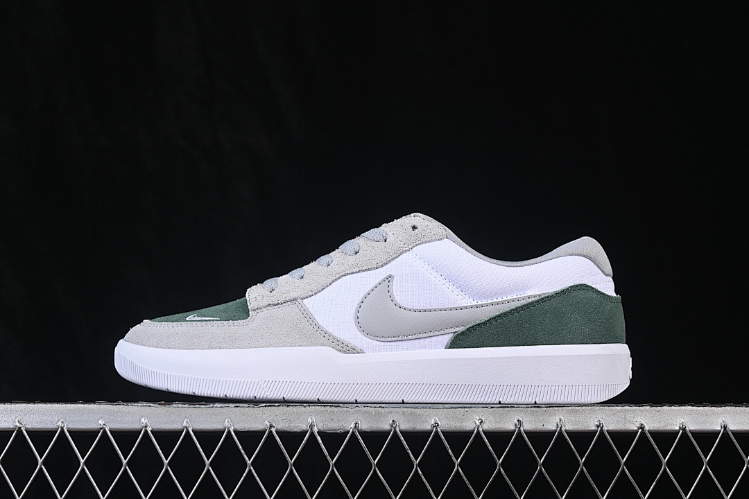 SB FORCE 58 RETRO SKATE SHOES GREY/WHITE/GREEN · DV5477-105, photo 1