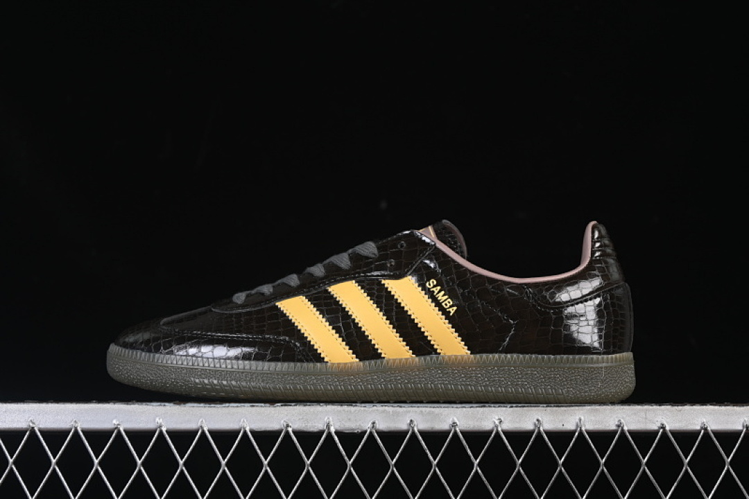 Adidas [KI6280]-[SAMBA OG CLOVER CASUAL BOARD SHOES BLACK/ORANGE]-[WOMAN:35-39]-[MAN:40-45], photo 1