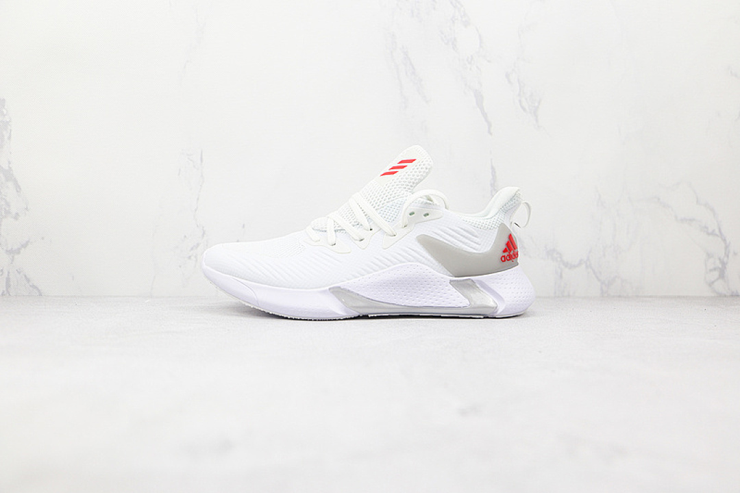 Unbranded [EG6091]-[ALPHABOUNCE INSTINCT SHOES CLOUD WHITE/CLOUD WHITE/RED]-[MAN:39-45], photo 1