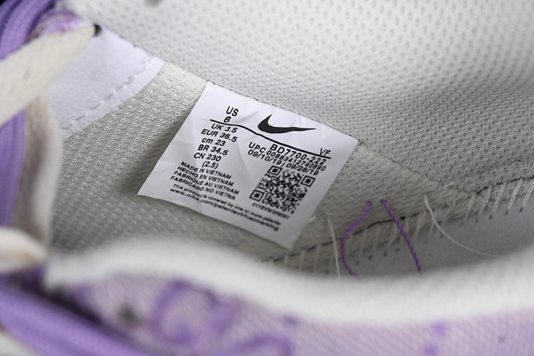 Nike [BD7700-220]-[AIR FORCE 1 07 LOW PURPLE STAR WHITE/PURPLE]-[WOMAN:36-39]-[MAN:40-45] - Image 6