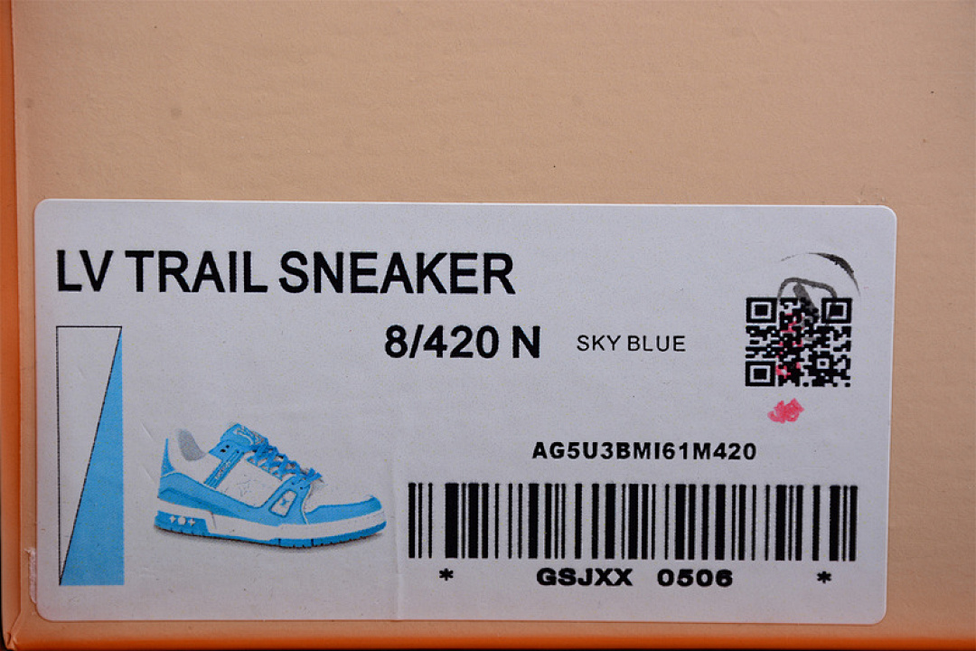Louis Vuitton [L*V LOW TRAINER SNEAKERS WHITE/WHITE/BLUE]-[WOMAN:35-39]-[MAN:40-45] - Image 3