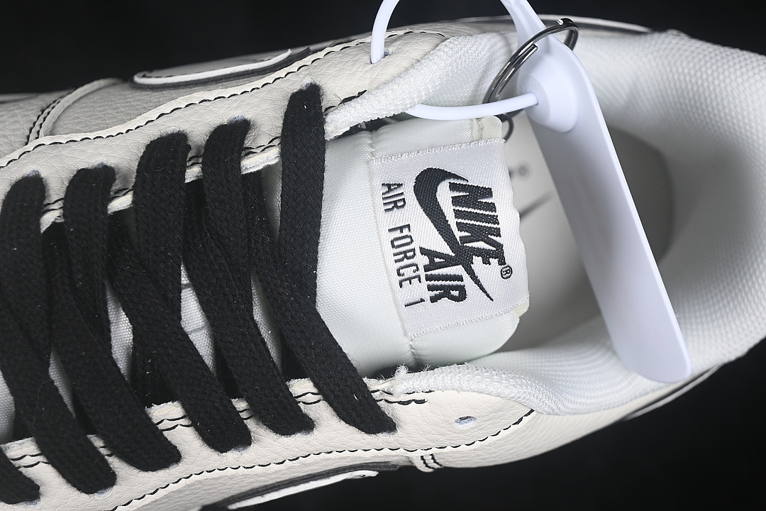 Nike [DN9688-118]-[AIR FORCE 1 07 LOW CASUAL SNEAKERS WHITE/BLACK]-[WOMAN:36-39]-[MAN:40-45] - Image 8
