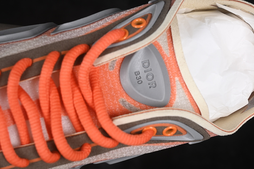 Dior [3SN342ABFH726]-[LOW-TOP CASUAL SHOES WHITE/BROWN/GREY/ORANGE]-[WOMAN:38-39]-[MAN:40-47] - Image 9
