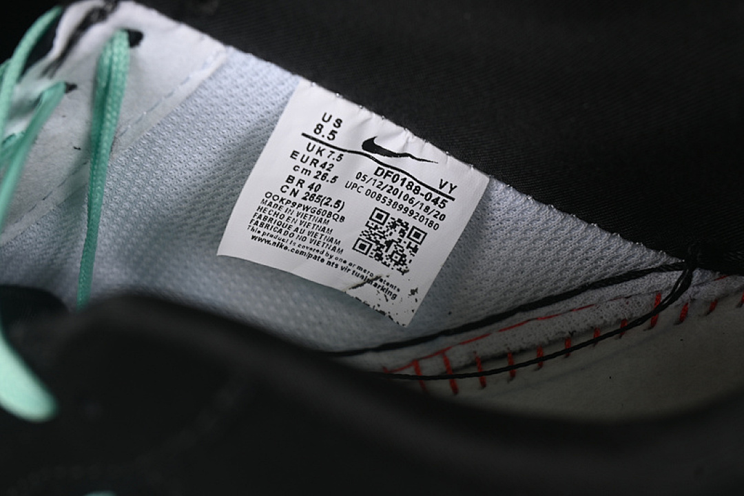 Nike [DF0188-045]-[AIR FORCE 1 07 LOW BLACK/GREEN]-[WOMAN:36-39]-[MAN:40-45] - Image 6