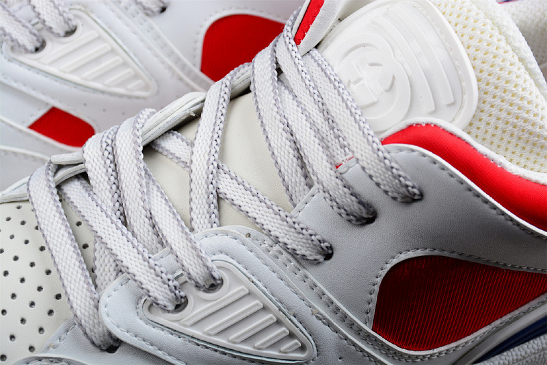 Gucci [GU*CCI BASKET LOW-TO SNEAKER WHITE/WHITE/RED]-[WOMAN:35-39]-[MAN:40-45] - Image 8