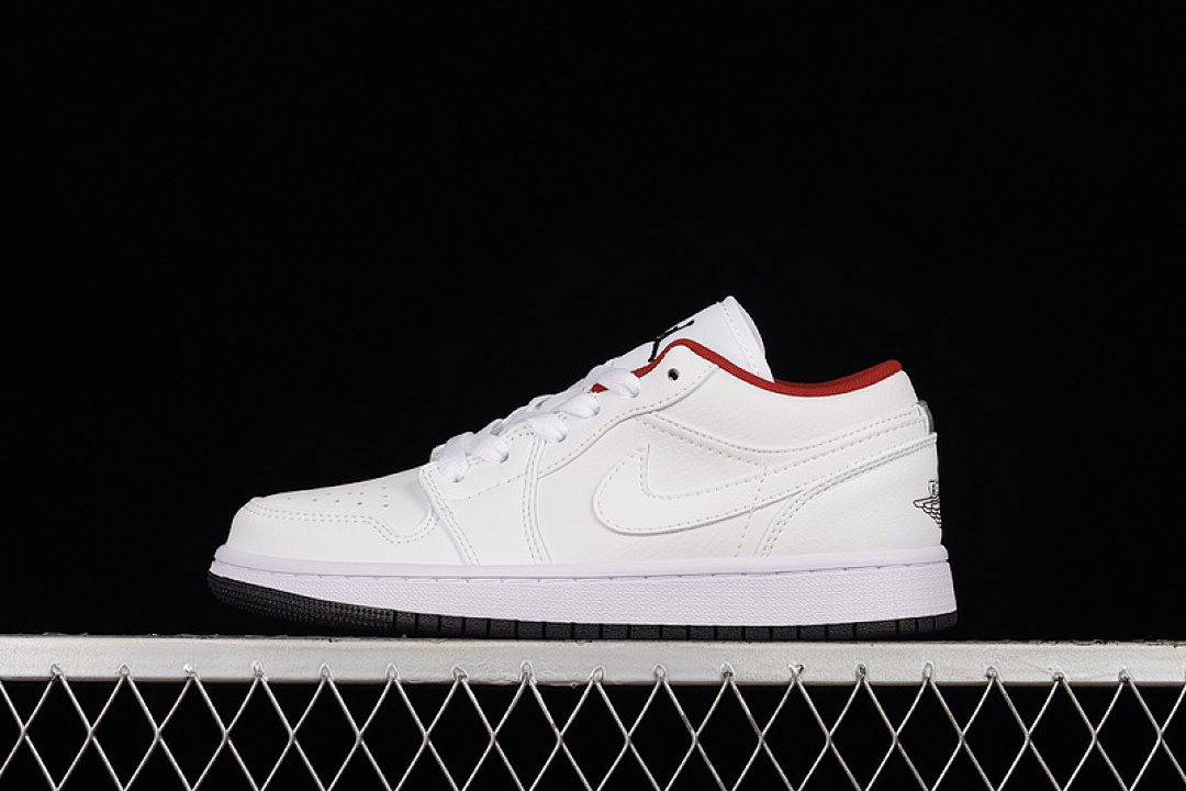 Jordan [553560-164]-[AIR JORDAN 1 LOW WHITE/RED/BLACK]-[WOMAN:36-39]-[MAN:40-46], photo 1