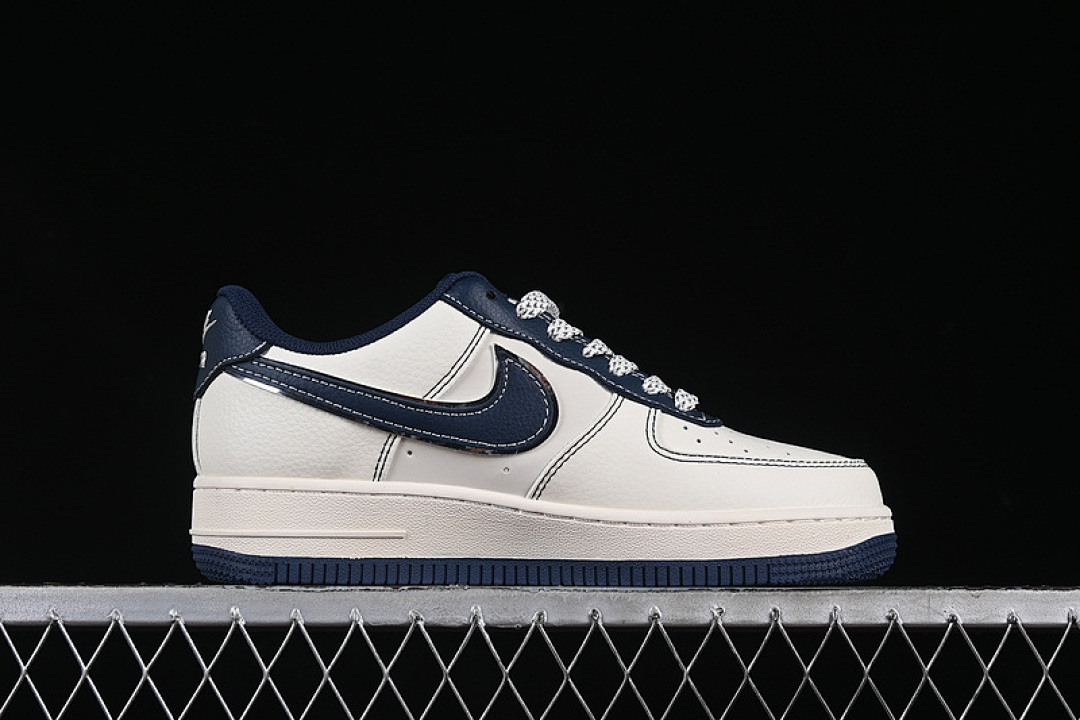 Nike [XS1958-524]-[AIR FORCE 1 07 LOW SUPREME WHITE/BLUE/GREY]-[WOMAN:36-39]-[MAN:40-45] - Image 16