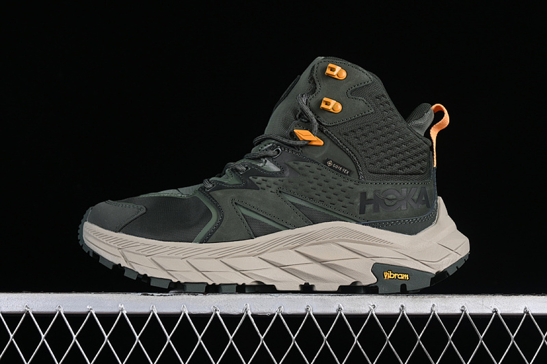 Hoka Hoka [1122018 TRYL]-[ ONE ANACAPA MID GTX GREEN/GREY/ORANGE]-[MAN:39-45], photo 1