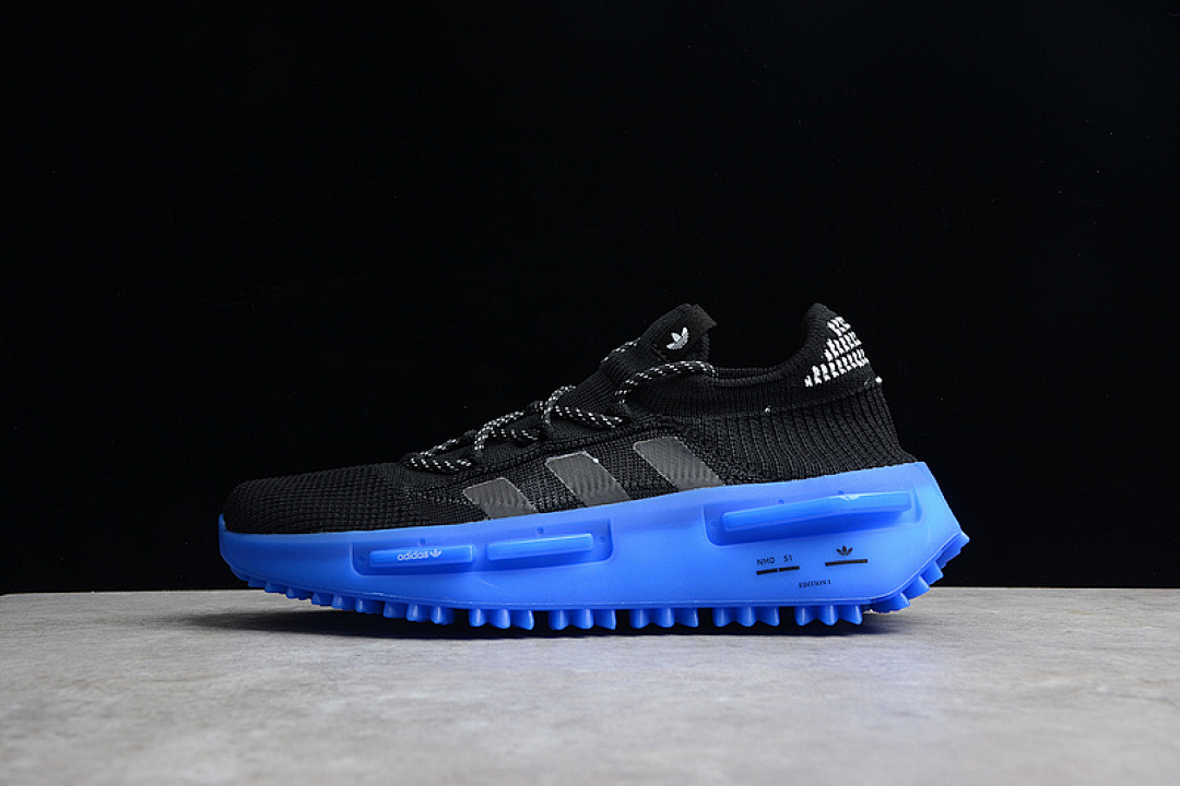 NMD S1 EDITION SHOES CORE BLACK/CORE BLACK/BLUE · GZ7902, photo 1