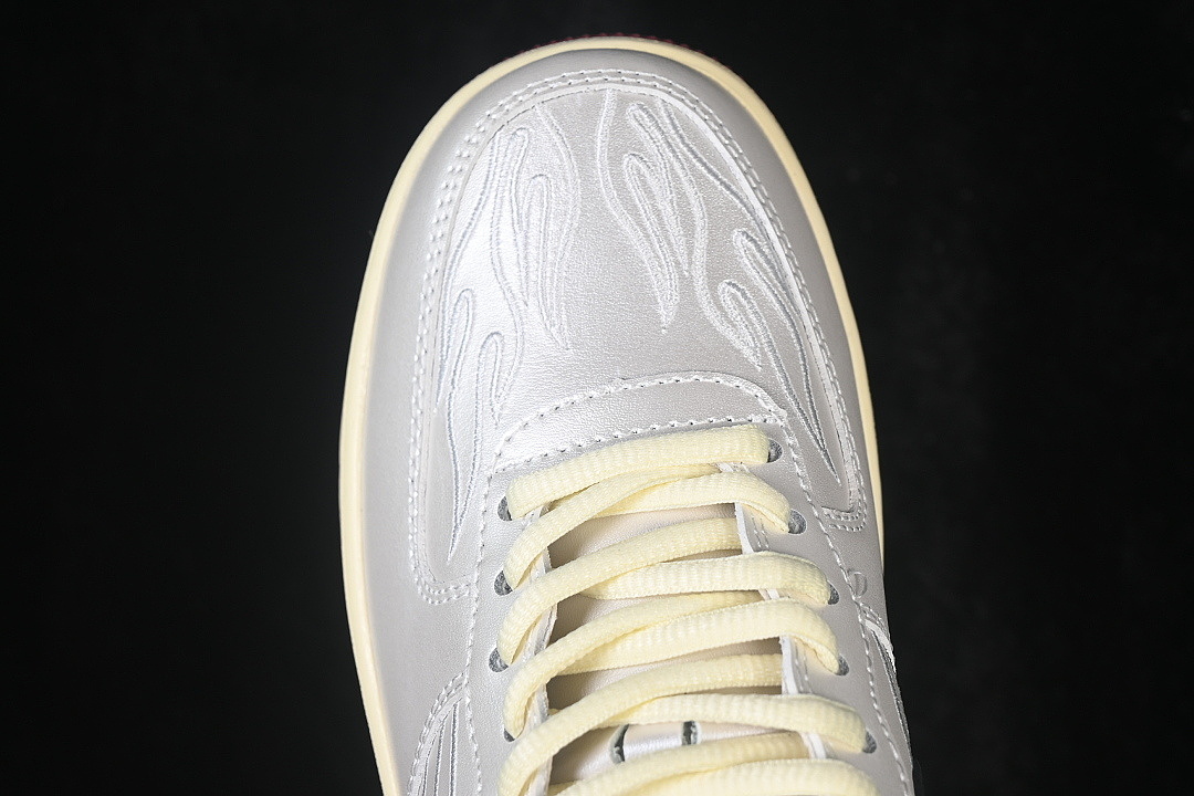 Nike [IR5896-030]-[AIR FORCE 1 07 LOW CASUAL SNEAKERS SILVER/GREEN]-[WOMAN:36-39]-[MAN:40-45] - Image 10