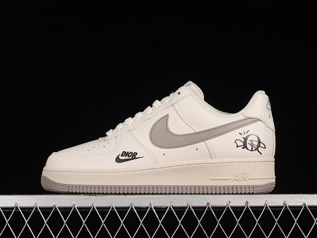 Nike [BS6055-203]-[DI*OR X AIR FORCE 1 LOW 07 BEIGE/LIGHT GREY/BEIGE]-[WOMAN:36-39]-[MAN:40-45], photo 1