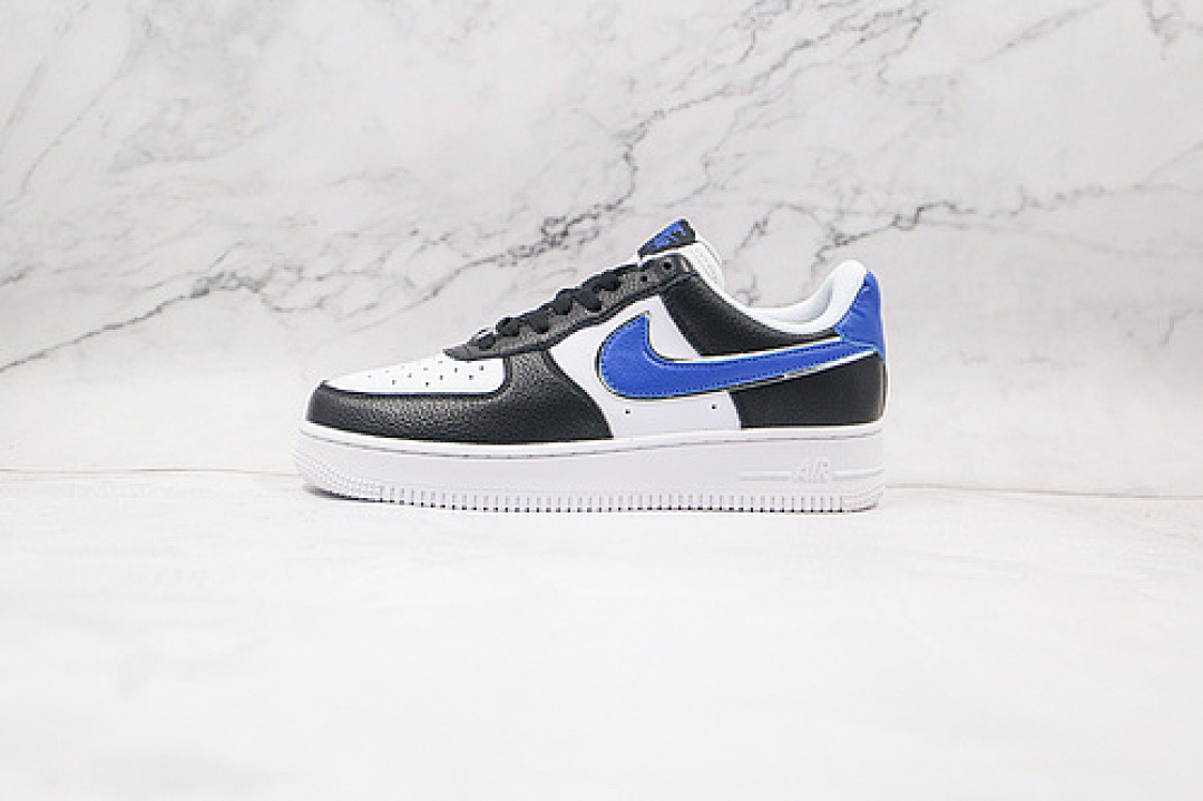 Nike [DD9784-001]-[AIR FORCE 1 LOW 07 LV8 SHOOTING STARS BLACK/WHITE/METALLIC SILVER/GAME (ROYAL]), photo 1