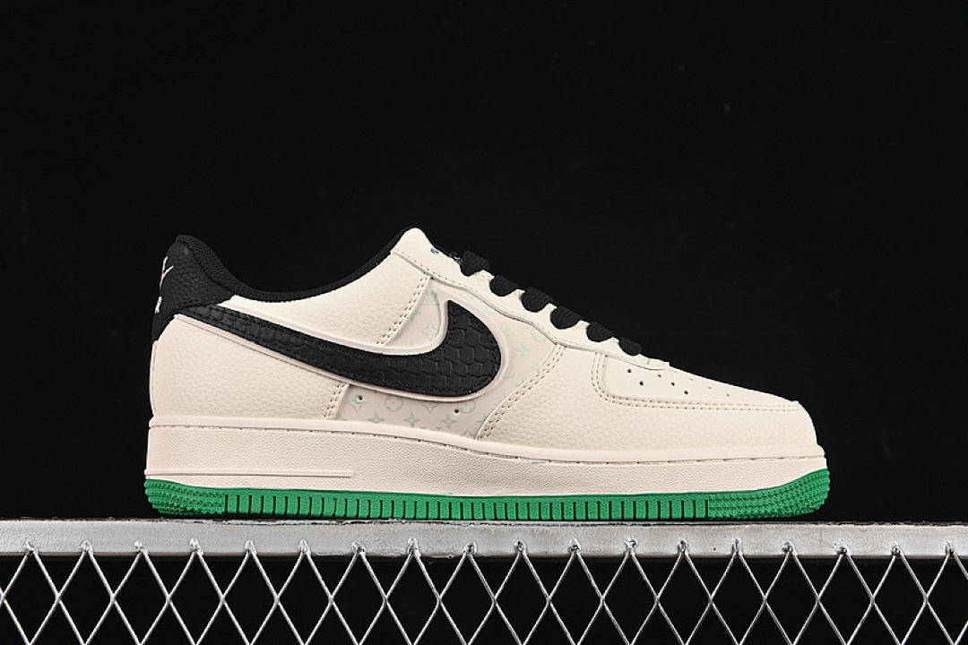 Nike [QW5836-008]-[AIR FORCE 1 07 LOW LV BLACK/WHITE/GREEN]-[WOMAN:36-39]-[MAN:40-45] - Image 15
