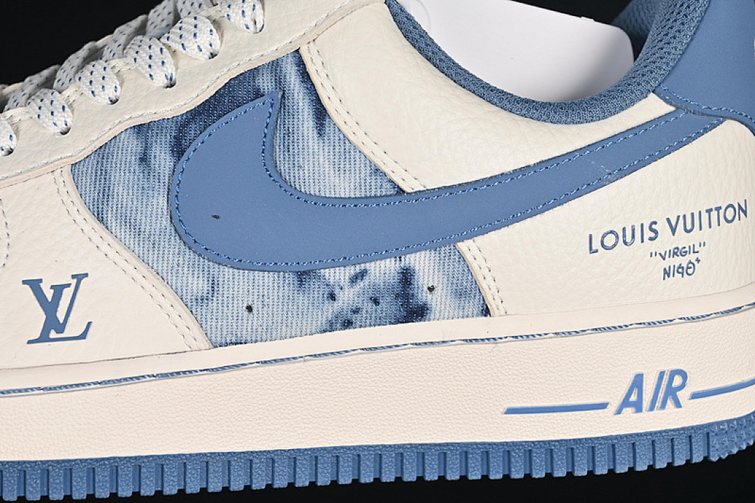 Nike [LW9279-019]-[AIR FORCE 1 07 LOW LV WHITE/BLUE]-[WOMAN:36-39]-[MAN:40-45] - Image 8