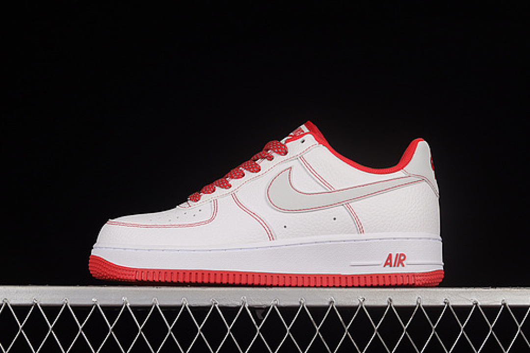 Nike [CN2896-101]-[AIR FORCE 1 07 LOW RICE WHITE/RED/RED]-[WOMAN:36-39]-[MAN:40-45], photo 1