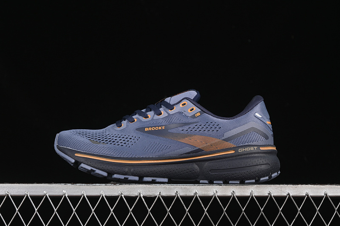 BROOKS GHOST 15 BLUE/BROWN · 1103931D025, photo 1