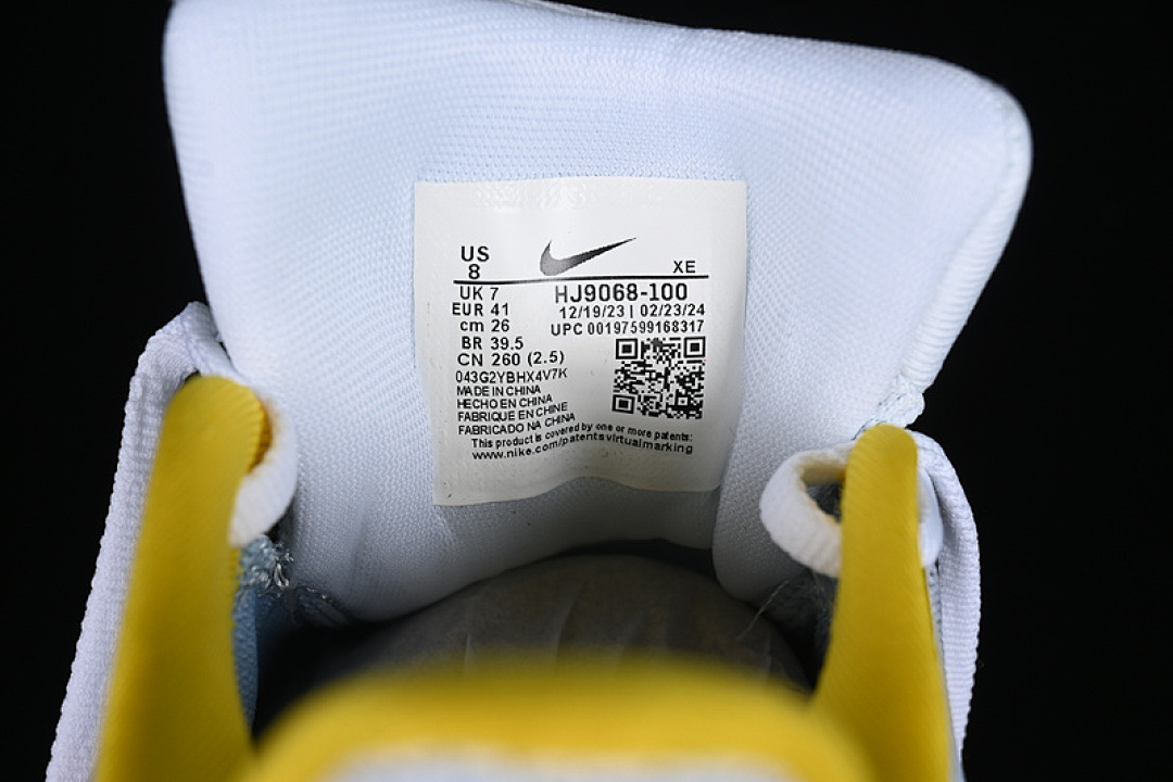 Nike [HJ9068-100]-[AIR ZOOM PEGASUS 41 WHITE/PSYCHIC BLUE/SPEED YELLOW/SPEED RED]-[UNISEX:36-45] - Image 7