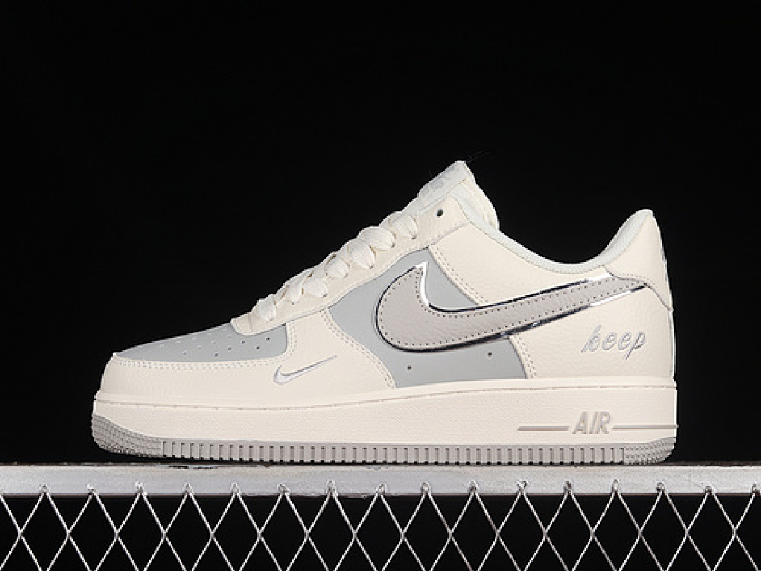 Nike [BM2023-101]-[AIR FORCE 1 LOW BEIGE/GREY SILVER]-[WOMAN:36-39]-[MAN:40-45], photo 1