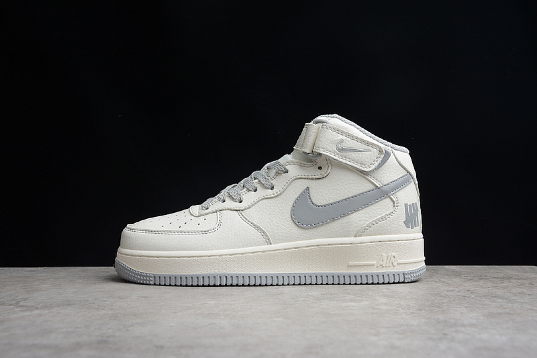 Nike [AO6617-306]-[UNDEFEATED X AIR FORCE 1 MID 07 SU19 WHITE/WHITE/LIGHT GREY]-[UNISEX:36-45], photo 1