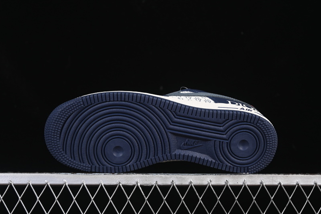 Nike [XD2588-603]-[AIR FORCE 1 07 LOW CASUAL SNEAKERS WHITE/BLUE/GREY]-[WOMAN:36-39]-[MAN:40-45] - Image 14
