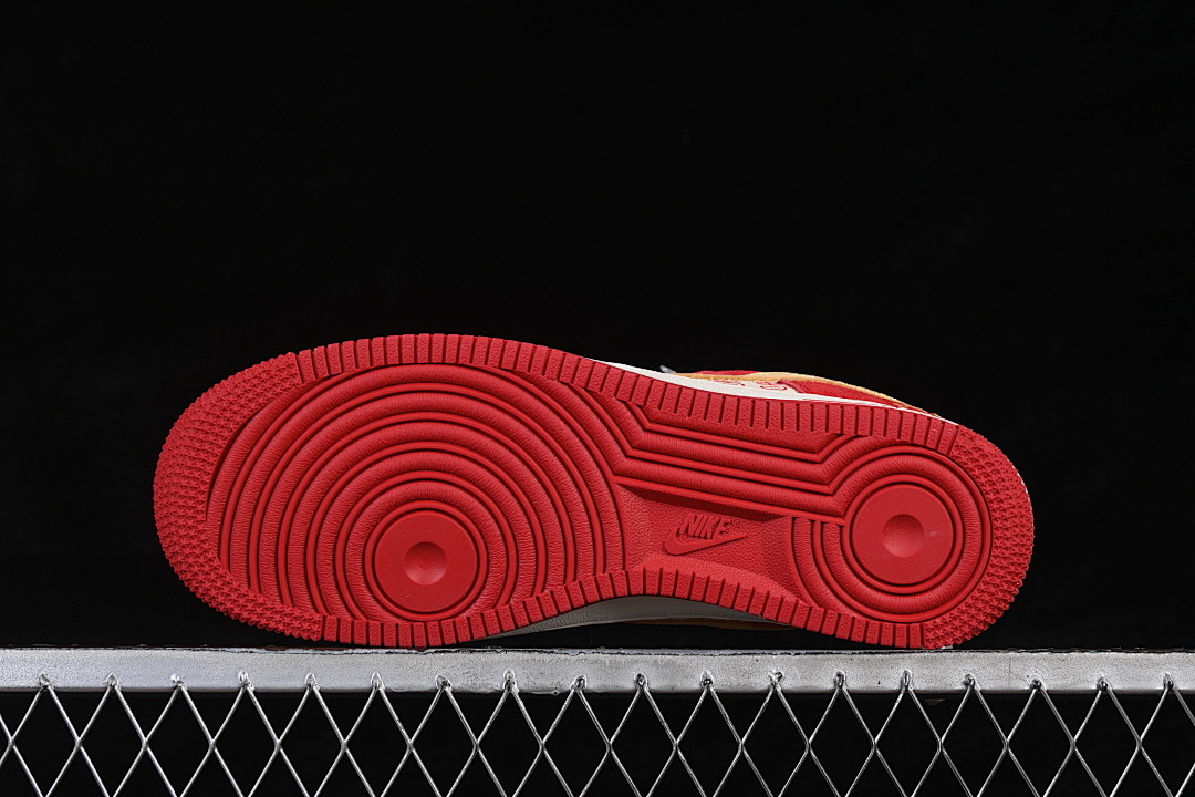 Nike [XD0028-014]-[AIR FORCE 1 07 LOW WHITE/RED/GOLD]-[WOMAN:36-39]-[MAN:40-45] - Image 15