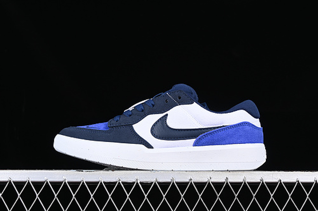 Unbranded [DV5477-400]-[FORCE 58 SB MIDNIGHT NAVY/WHITE/DIFFUSED BLUE/SAFETY ORANGE]-[UNISEX:36-45], photo 1