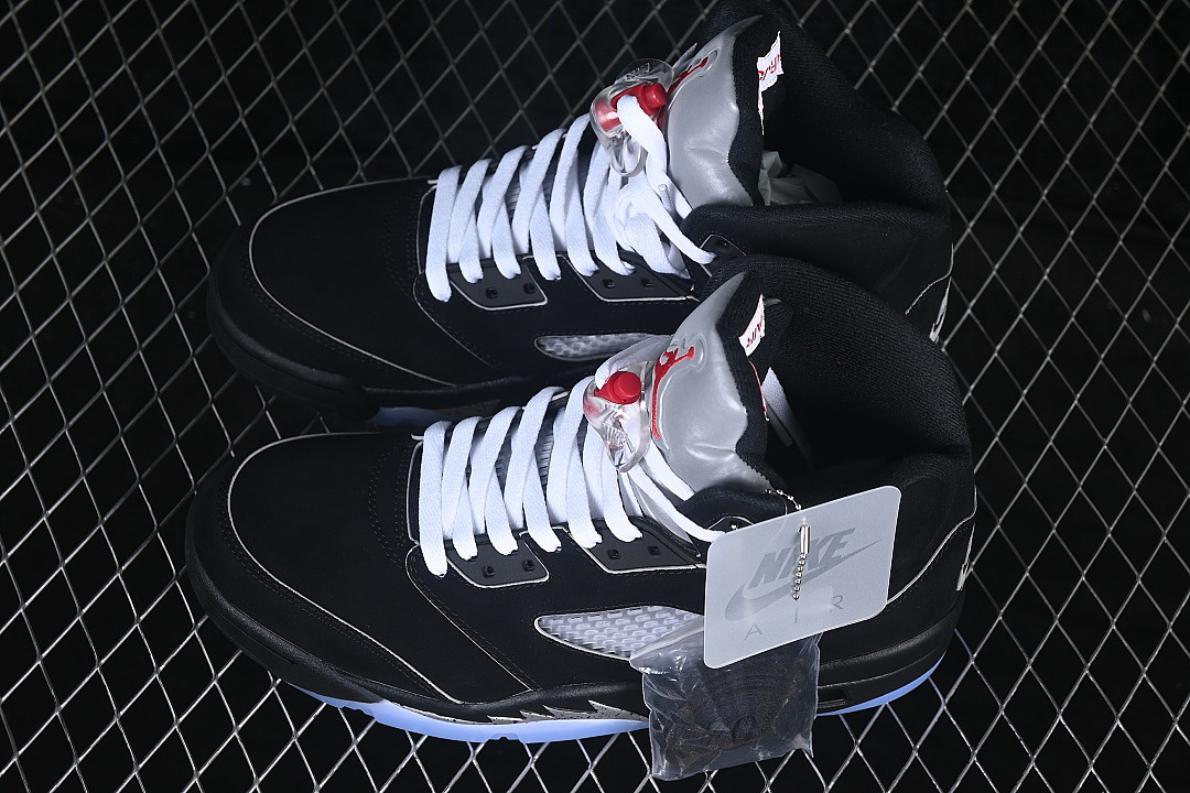 Unbranded [HF3975-001]-[AIR JORDAN 5 AJ5 BASKETBALL SHOES BLACK/INKINESS]-[WOMAN:36-39]-[MAN:40-49] - Image 10