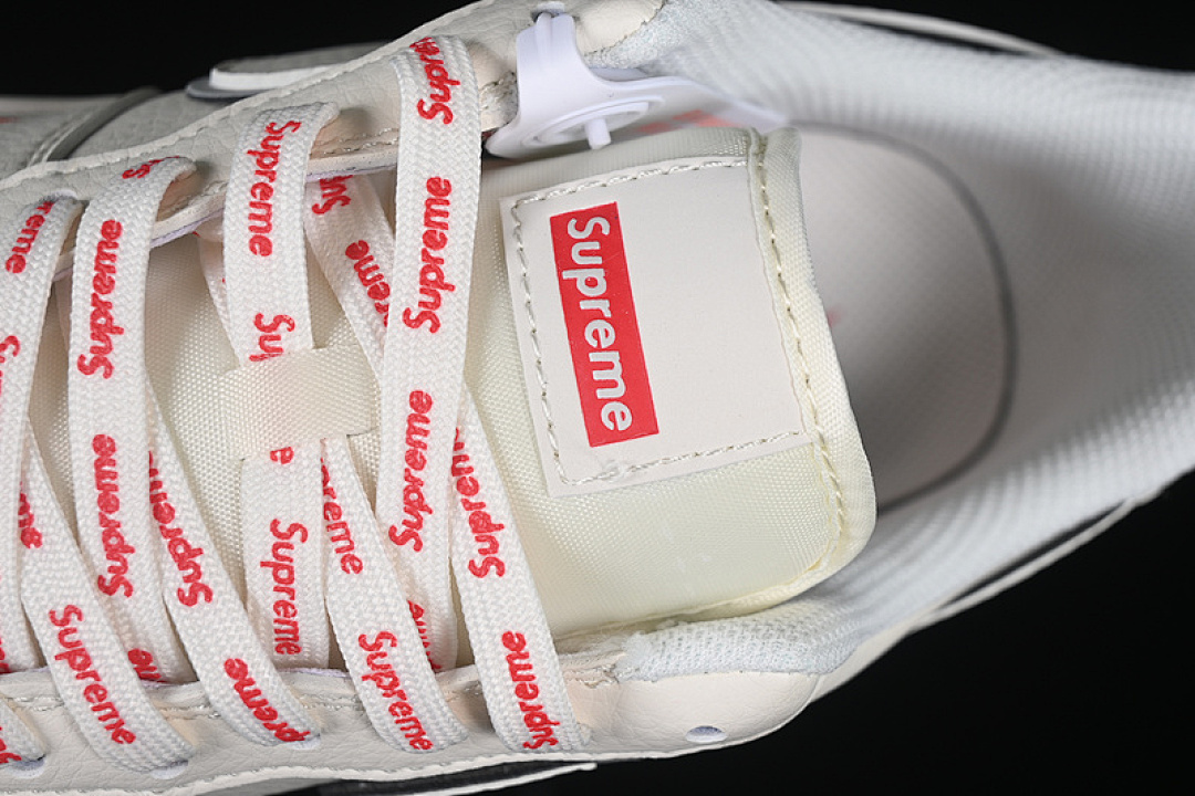 Nike [XZ6188-715]-[AIR FORCE 1 07 LOW SUPREME WHITE/GREY/RED]-[WOMAN:36-39]-[MAN:40-45] - Image 9