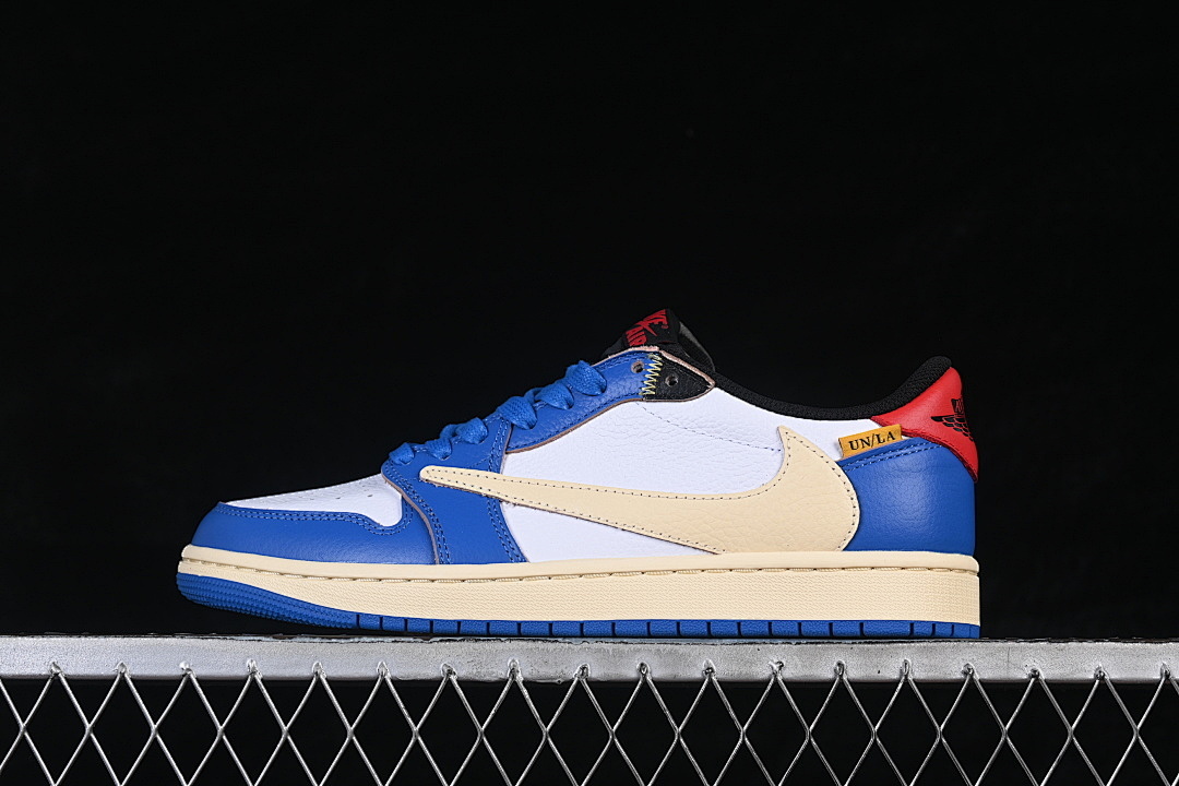 Jordan TRAVIS SCOTT AIR Jordan 1 LOW OG WHITE/BLUE/RED · DM7866-111, photo 1