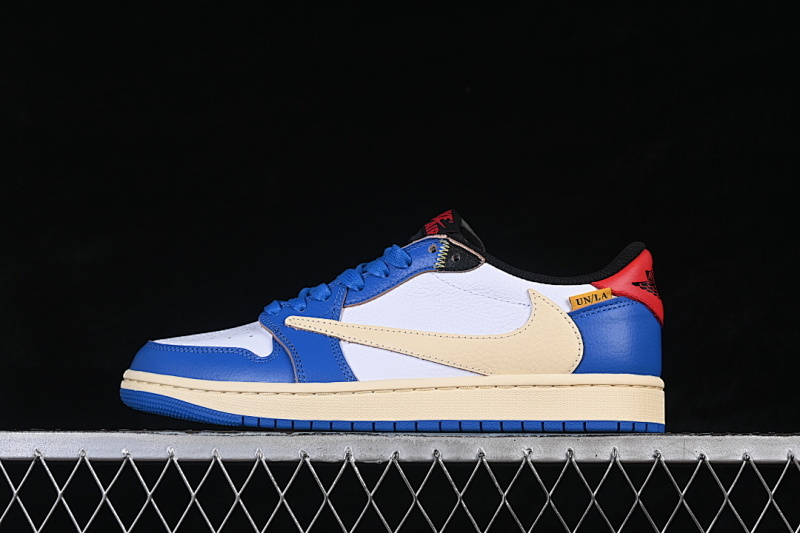 Jordan TRAVIS SCOTT AIR Jordan 1 LOW OG WHITE/BLUE/RED · DM7866-111, photo 1