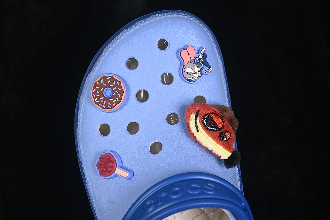 Crocs [CASUAL SLIP-ON SHOES BLUE/BLUE/BLUE]-[WOMAN:36-39]-[MAN:40-46] - Image 9