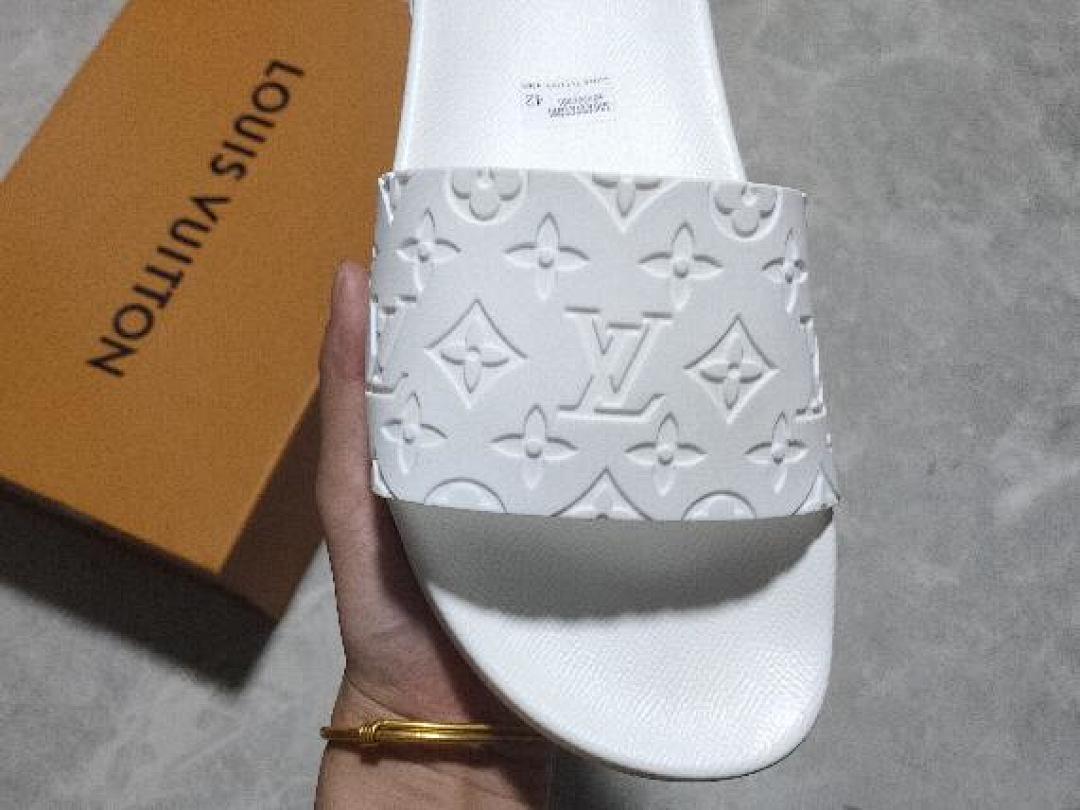 Louis Vuitton [L*V WATERFRONT SLIPPERS WHITE/WHITE/WHITE]-[WOMAN:35-39]-[MAN:40-45] - Image 6