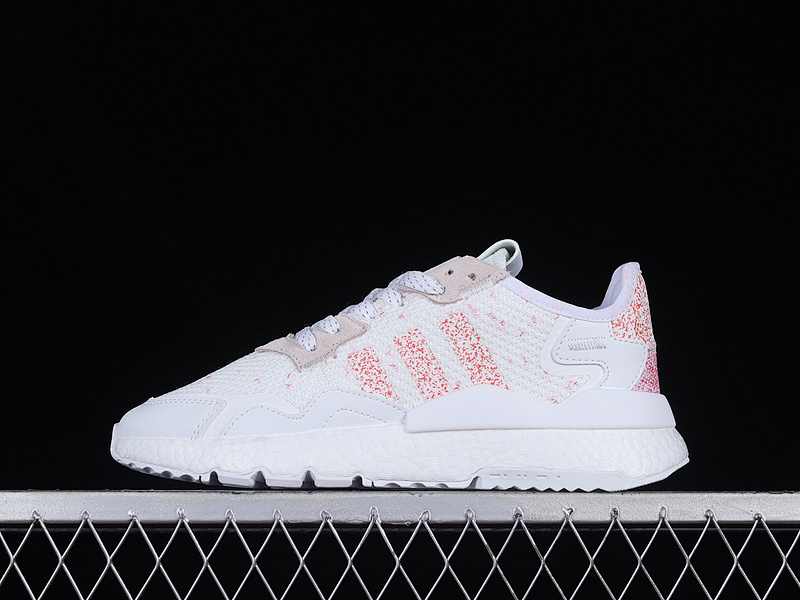 NITE JOGGER BOOST SHOES CLOUD WHITE/LIGHT GREY/RED · CG6206, photo 1