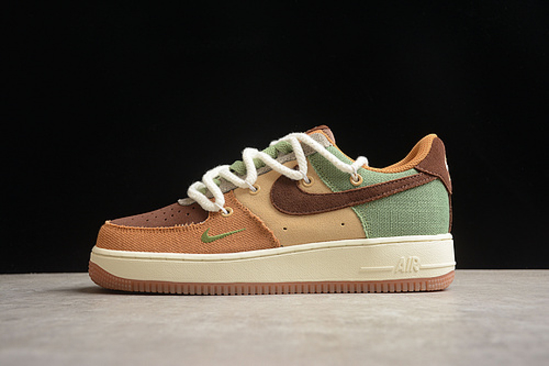 Nike [CV1727-200]-[AIR FORCE 1 07 LOW GREEN/BEIGE/BROWN]-[WOMAN:36-39]-[MAN:40-45], photo 1