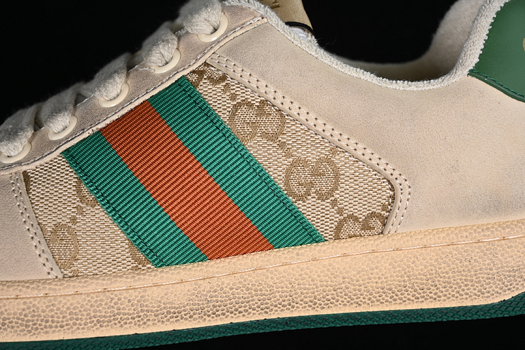 Gucci [9Y9209443]-[GU*CCI DISTRESSED SCREENER SNEAKER BROEN/GREY/GREEN]-[WOMAN:35-40] - Image 8