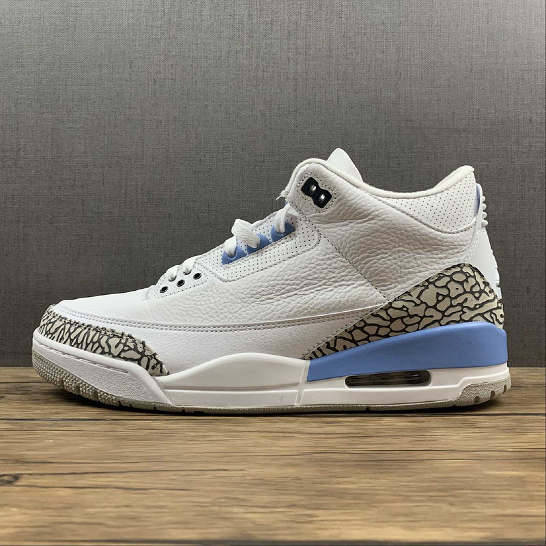 Jordan [CT8532-104]-[AIR JORDAN 3 RETRO UNC WHITE/VALOR BLUE/TECH GREY]-[MAN:40-47.5], photo 1