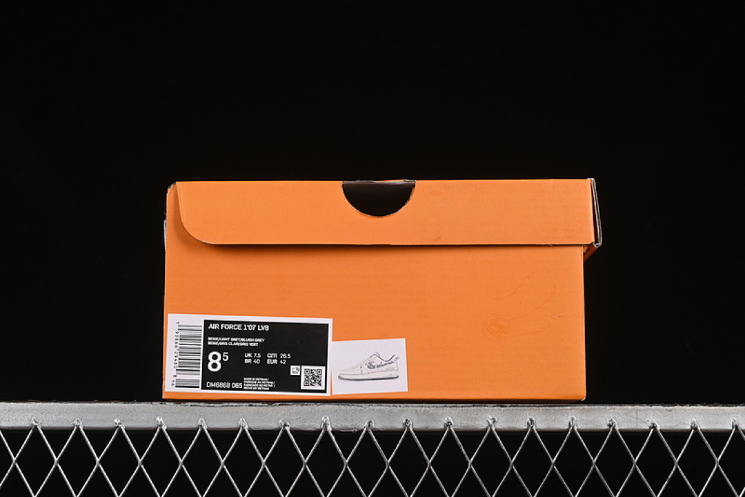 Nike [DM6868-065]-[AIR FORCE 1 07 LOW LV WHITE/GREY]-[WOMAN:36-39]-[MAN:40-45] - Image 12
