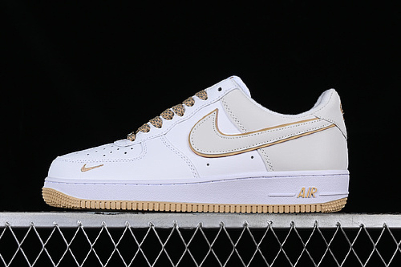 Nike Nike AIR FORCE 1 07 LOW WHITE/GREY/BROWN · YZ8115-004, photo 1