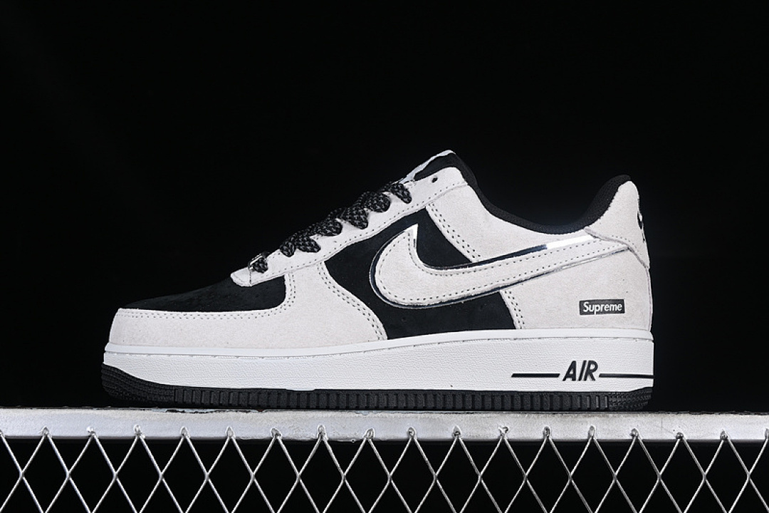 Nike [ME2392-105]-[SUPREME AIR FORCE 1 07 LOW BLACK/GREY]-[WOMAN:36-39]-[MAN:40-45], photo 1