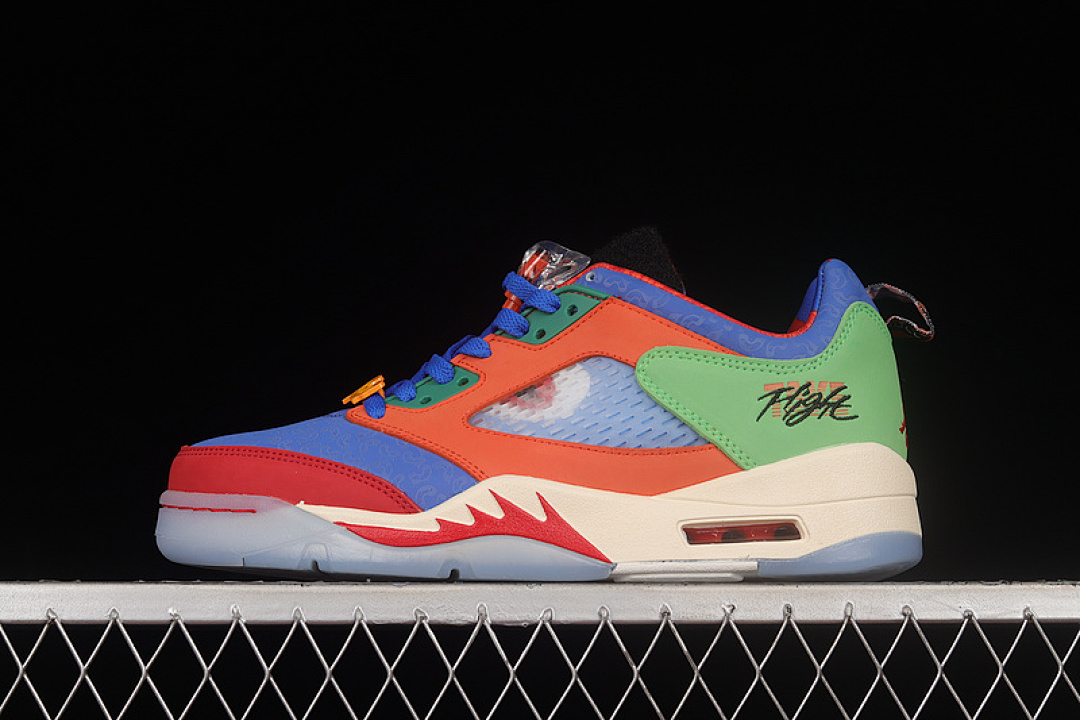 Jordan [DR6287-486]-[AIR JORDAN 5 RETRO LOW DOERNBECHER 2022 HYPER ROYAL/SAFETY ORANGE/UNIVERSITY (RED]), photo 1