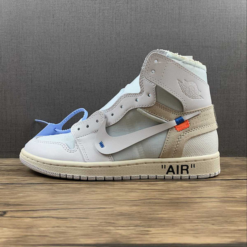 Off-White OW X AIR Jordan 1 RETRO HIGH OG 2018 WHITE/WHITE · AQ0818-100, photo 1