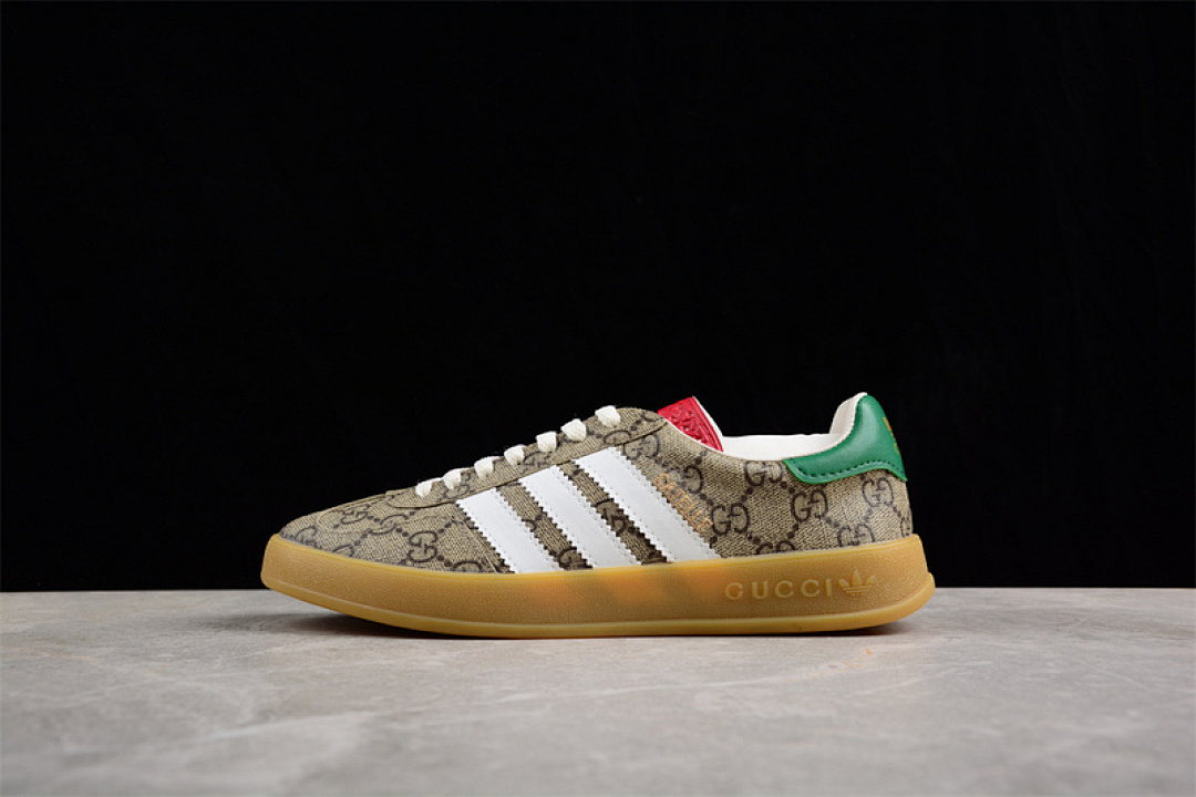 Adidas Adidas [715222 FAAR3 9751]-[ ORIGINALS GAZELLE ESQUISITE GU*CCI BROWN/WHITE/GREEN/RED], photo 1