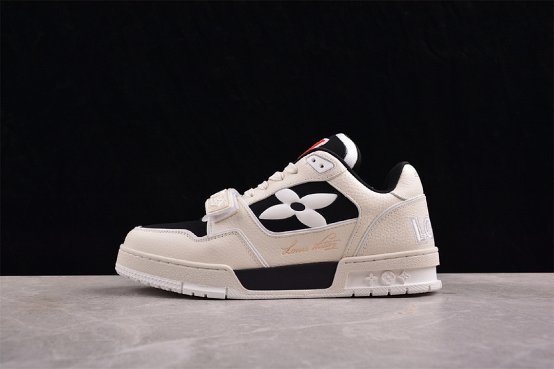 Louis Vuitton [2024TRAINER L*V LOUIS VUITTON TRAINER BLACK/GREY/KHAKI]-[WOMAN:35-39]-[MAN:40-45] - Image 10