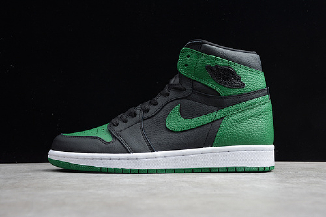 Jordan [555088-030]-[ST AIR JORDAN 1 RETRO HIGH OG BLACK/WHITE-PINE GREEN/GYM (RED ORANGE]), photo 1