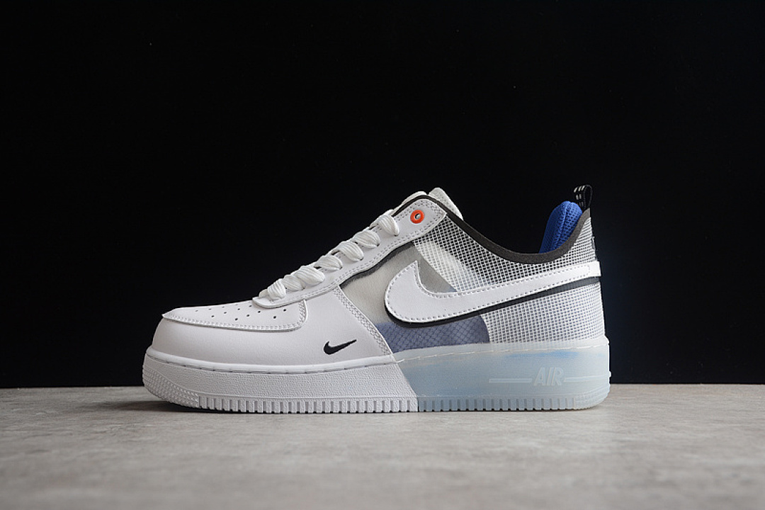 Nike [DH7615-101]-[AIR FORCE 1 REACT WHITE/LIGHT PHOTO BLUE-DEEP ROYAL BLUE]-[WOMAN:36-45], photo 1