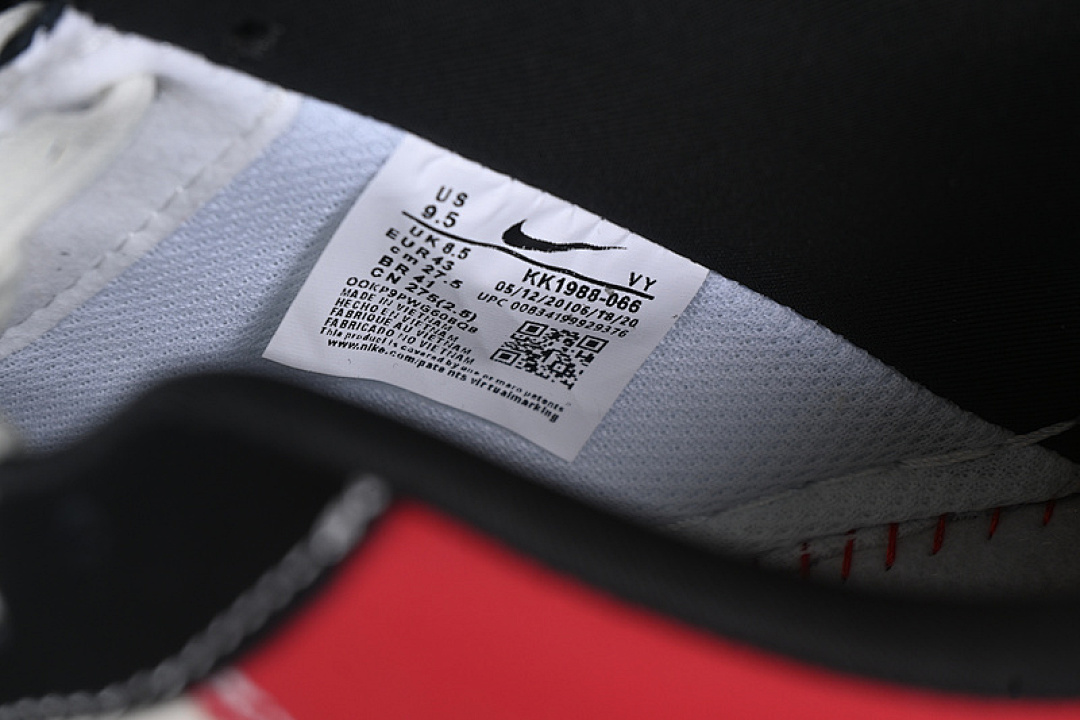Nike [KK1988-066]-[AIR FORCE 1 07 LOW WHITE/BLACK/RED]-[WOMAN:36-39]-[MAN:40-45] - Image 6