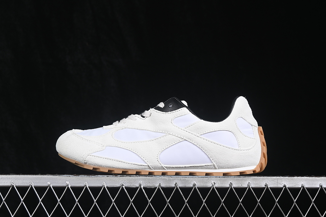 Unbranded [V3MS29166]-[LOW-TOP CASUAL TRAINING SHOES WHITE/BEIGE]-[WOMAN:36-39]-[MAN:40-47], photo 1