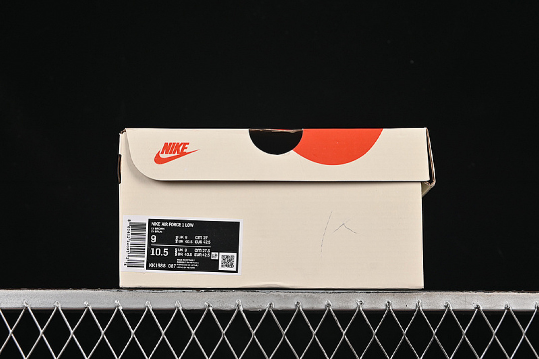 Nike [KK1988-087]-[AIR FORCE 1 07 LOW LV WHITE/BROWN]-[WOMAN:36-39]-[MAN:40-45] - Image 12