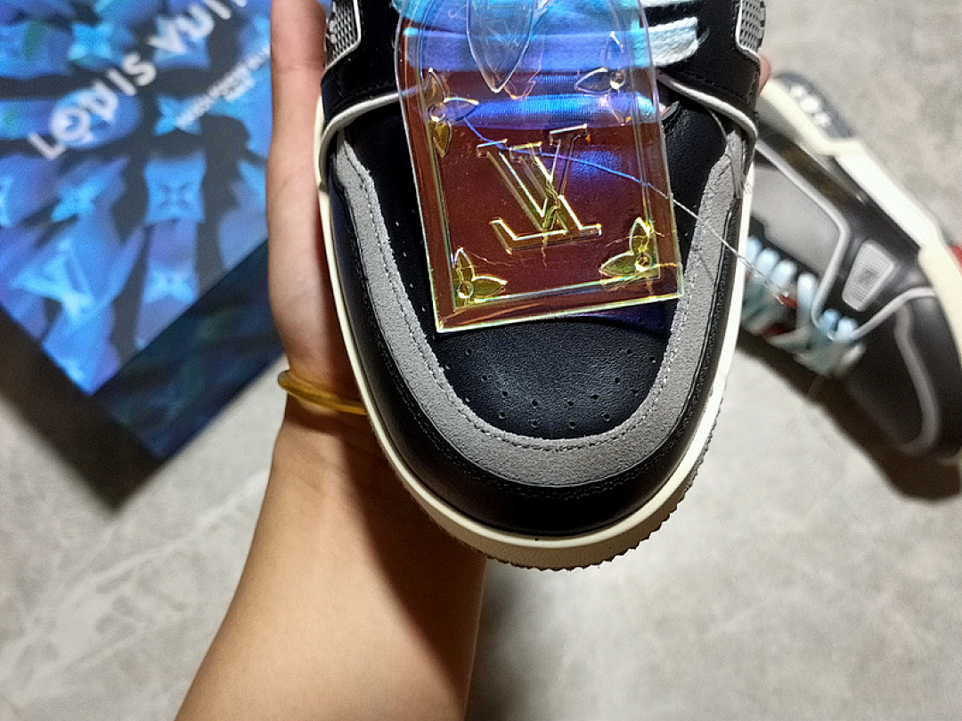 Louis Vuitton [L*V 2021 TRAINER SNEAKERS WHITE/BLACK/MULTI-COLOR]-[MAN:38-45] - Image 8