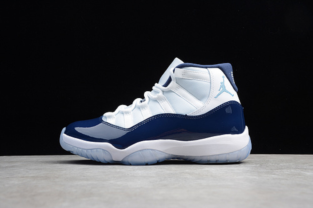 Jordan [378037-123]-[CJ AIR JORDAN 11 RETRO UNC WIN LIKE 82 WHITE/BLUE-MIDNIGHT (NAVY]), photo 1
